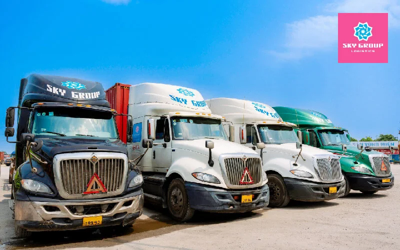 Sky Group Logistics - Đơn vị cho thuê xe đầu kéo container chở hàng tại Ninh Bình uy tín, giá rẻ